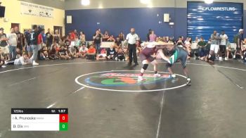 120 lbs Round Of 32 - Aiden Prunoske, Marauder Wrestling vs Dionysos Dix, Evans High School
