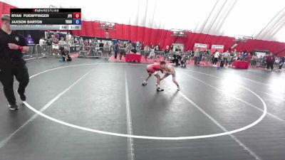 100 lbs 3rd Place Match - Ryan Fuenffinger, Jack Pine Savage vs Jaxson Barton, Young Guns