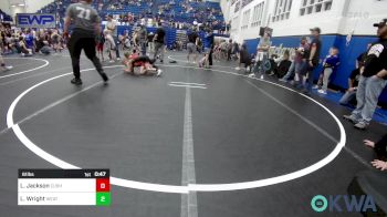 61 lbs Consi Of 4 - Levi Jackson, Cushing vs Levi Wright, Weatherford Youth Wrestling