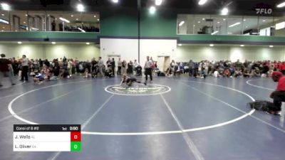 60 lbs Consi Of 8 #2 - Justin Wells, AL vs Liam Oliver, GA