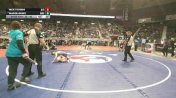 3A-106 lbs 5th Place Match - Nick Ticknor, Glenrock vs Mason Jolley, Douglas