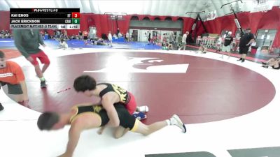 120 lbs Placement Matches (8 Team) - Jack Erickson, Cameron vs Kai Enos, Batavia A