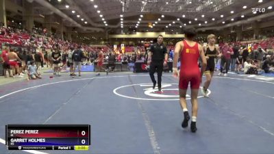 132 lbs Cons. Round 4 - Perez Perez, IA vs Garret Holmes, KS