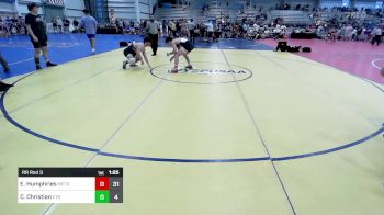 152 lbs Rr Rnd 3 - Elliot Humphries, MetroWest United Black vs Caleb Christian, Escape The Rock