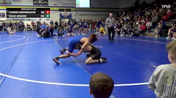 126 lbs 5th Place Match - Conner Bridgewater, Vinton-Shellsburg vs Isaac Aragon, West Liberty