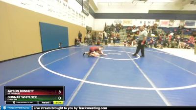 144 lbs Semifinal - Gunnar Whitlock, Lewiston vs Jayson Bonnett, Mt. Spokane