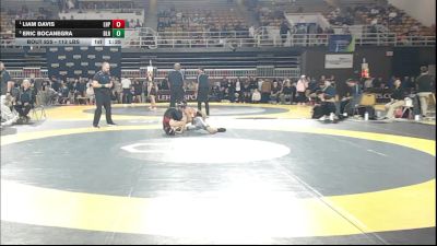 113 lbs Semifinal - Liam Davis, Lake Highland Prep vs Eric Bocanegra, Blair Academy