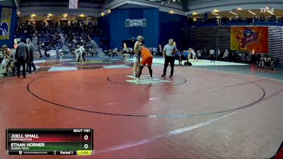 215 lbs Cons. Round 1 - Ethan Horner, Sussex Tech vs Joell Small, Northampton