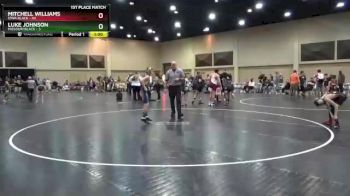 85 lbs Finals (2 Team) - Mitchell Williams, Iowa Black vs Luke Johnson, Missouri Black