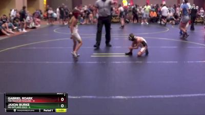 49 lbs Round 1 (4 Team) - Jaxon Burke, MO Outlaws Gold vs Gabriel Roark, The Missouri Maulers