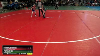 60 lbs Cons. Round 3 - Maximus Geiser, NYM (New York Mills) vs Peter Theis, Holdingford