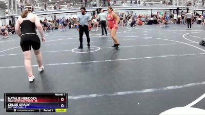 185 lbs Round 7 (8 Team) - Natalie Mendoza, MGW Something Wicked vs Chloe Grady, Grit Mat Club