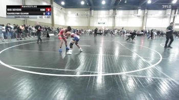 130 lbs Semifinal - Isis Severe, Youth Impact Center Wrestling Club vs Kaitelynn Oliver, Lake Gibson