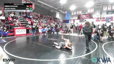 77-85 lbs Rr Rnd 3 - Ember Bloxham, Salina Wrestling Club vs McCoy Poole, Hornet Wrestling Club