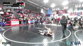 77-85 lbs Rr Rnd 3 - Ember Bloxham, Salina Wrestling Club vs McCoy Poole, Hornet Wrestling Club