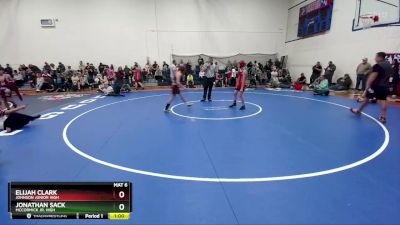 95-99 lbs Round 3 - Jonathan Sack, McCormick Jr. High vs Elijah Clark, Johnson Junior High