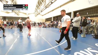 131 lbs Semifinal - Lucas Miller, Revival X vs Hugh Zimmerman, Ruthless Blue - MSE