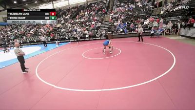 3A 125 lbs Cons. Round 2 - Madelyn Lake, Delta vs Eden Hulet, Richfield