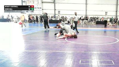 220 lbs Round Of 64 - Wyatt Cantrell, NC vs John Gill, GA