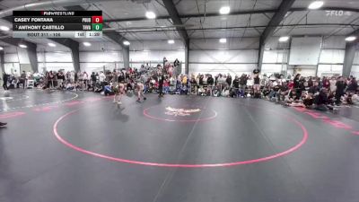 106 lbs 1st Place Match - Anthony Castillo, Thompson Valley vs Casey Fontana, Poudre