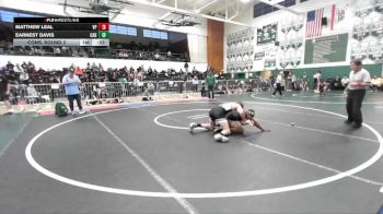 157 lbs Cons. Round 2 - Matthew Leal, Villa Park vs Earnest Davis, Cabrillo (Long Beach)