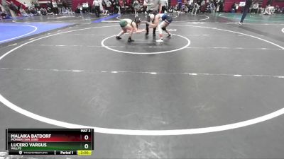 115 lbs Champ. Round 2 - Lucero Vargus, Willits vs Malaika Batdorf, Pioneer (San Jose)