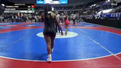 6-7A 165 Quarterfinal - Izzabella Diez, Central vs Taliah Wade, Daphne