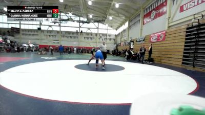 145 lbs Champ. Round 3 - Makyla Carillo, Heritage (Brentwood) vs Gianna Hernandez, Newark Memorial