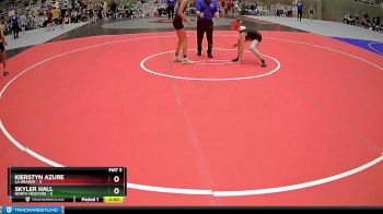 107 lbs Quarterfinals (8 Team) - Skyler Hall, North Medford vs Kierstyn Azure, La Grande