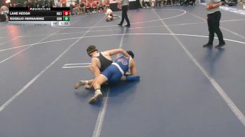 165 lbs Semis & 1st Wrestleback (8 Team) - Rogelio Hernandez, Gibbon vs Lane Keogh, West Holt