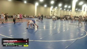 138 lbs Round 1 (16 Team) - Cooper Wisniewski, Team Nauman Orange vs Kholby Armijo, Team Michigan Blue - DEV