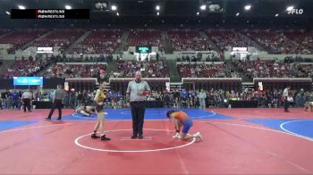 95 lbs Quarterfinal - Alexis Connolly, Baker Wrestling Club vs Aubrey Whiteman, Northeast MT Wrestling Club