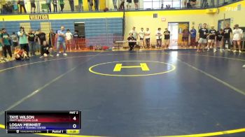 157 lbs Quarterfinal - Taye Wilson, Pratt Wrestling Club vs Logan Meinheit, Kansas City Training Center