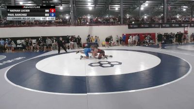 70 kg Champ. Rd Of 128 - Nathan Lucier, Bearcat Wrestling Club vs Paul Sanchez, Ohio