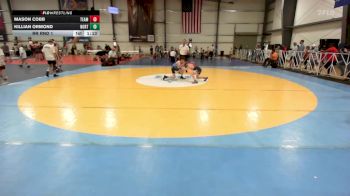 75 lbs Rr Rnd 1 - Mason Cobb, Team Barracuda MS vs Killian Ormond, North Carolina National Team Blue