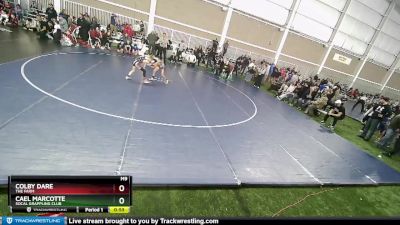 74 lbs Quarterfinal - Cael Marcotte, Socal Grappling Club vs Colby Dare, The Farm