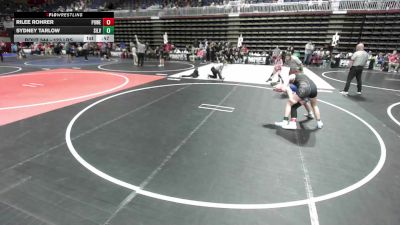 123 lbs 3rd Place - Rilee Rohrer, Powell Wrestling Club vs Sydney Tarlow, Silverback WC