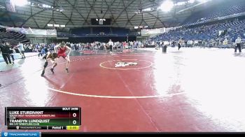 113 lbs Cons. Semi - Trandyn Lundquist, Big Cat Wrestling Club vs Luke Sturdivant, South West Washington Wrestling Club