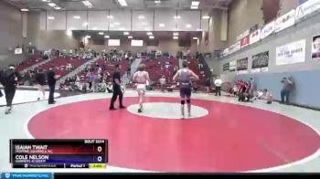182 lbs Semifinal - Isaiah Twait, Fighting Squirrels WC vs Cole Nelson, Hammers Academy
