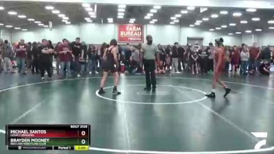 97 lbs Champ. Round 2 - Michael Santos, Legacy Dragons vs Brayden Mooney, Red Lion Wrestling Club