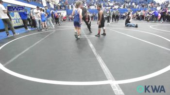 105 lbs Semifinal - Santana Hernandez, Lone Grove Takedown Club vs Deklyn Barnes, Harrah Little League Wrestling