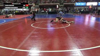 95 lbs Champ. Round 2 - Andrew Ruckman, Fergus Wrestling Club vs Dash Mogan, Team Champs