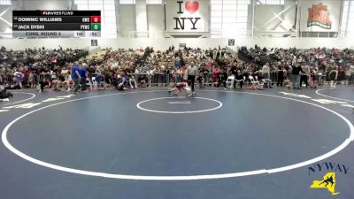 65 lbs Cons. Round 2 - Dominic Williams, Geneva Wrestling Club vs Jack Dyski, Penn Yan Wrestling Club