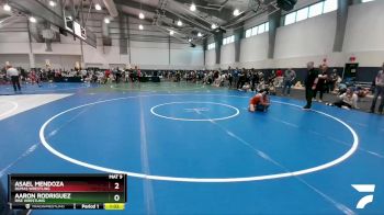 92 lbs Quarterfinal - Aaron Rodriguez, Rise Wrestling vs Asael Mendoza, Dumas Wrestling