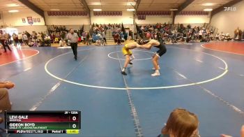 120A 1st Place Match - Gideon Boyd, Lingle-Ft. Laramie/Southeast vs Levi Gale, Riverton