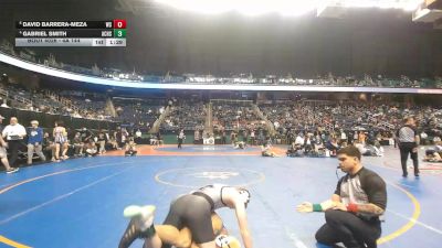 4A 144 lbs Quarterfinal - David Barrera-Meza, Washington High School vs Gabriel Smith, Ashe County High School