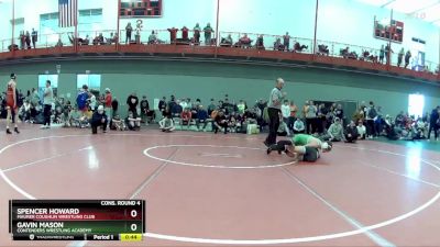 120 lbs Cons. Round 4 - Spencer Howard, Maurer Coughlin Wrestling Club vs Gavin Mason, Contenders Wrestling Academy