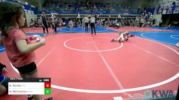 49 lbs Semifinal - Allister Hunter, Owasso Takedown Club vs Nash McCuistion, Pryor Tigers