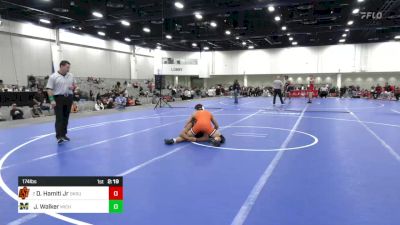 174 lbs Rd Of 16 - Dean Hamiti Jr, Oklahoma State vs Joseph Walker, Michigan