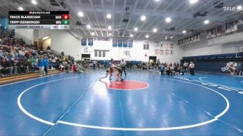 150 lbs Champ. Round 2 - Tripp Isenberger, Wright vs Trace Blajszczak, Natrona County